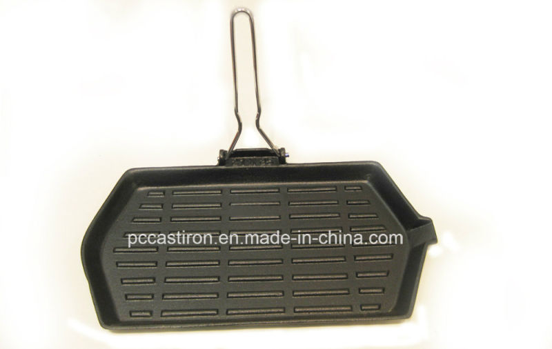 Preseasoned Cast Iron Gill Pan Manufacturer From China