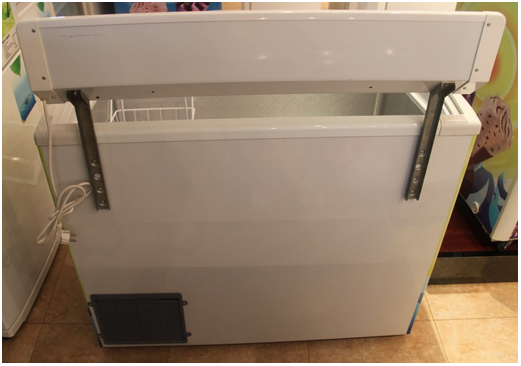 300L Ice Cream Freezer Glass Door Freezer Display Freezer