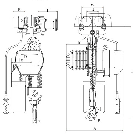 High Working Efficiency Electric Chain Hoist