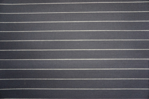 Strip Navy Wool Fabric of 100% Wool