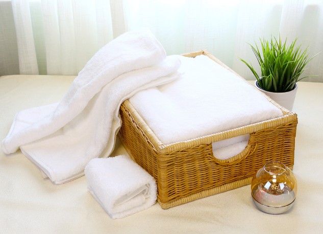 Eco-Friendly 100% Cottom Bath Towel Face Towel Hotel