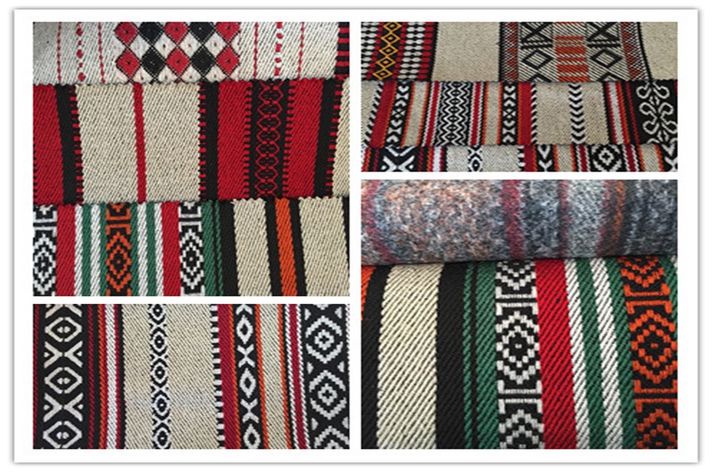 Jacquard Sadu Carpet Fabric (EDM4637)