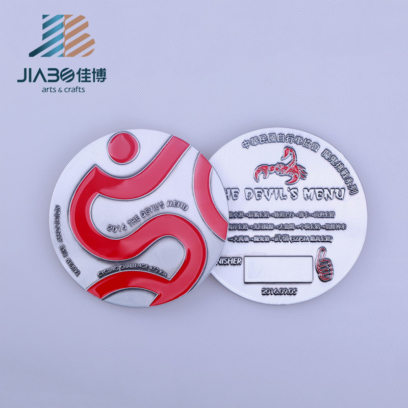 Custom Soft Enamel Metal Coin with Embossed Logo