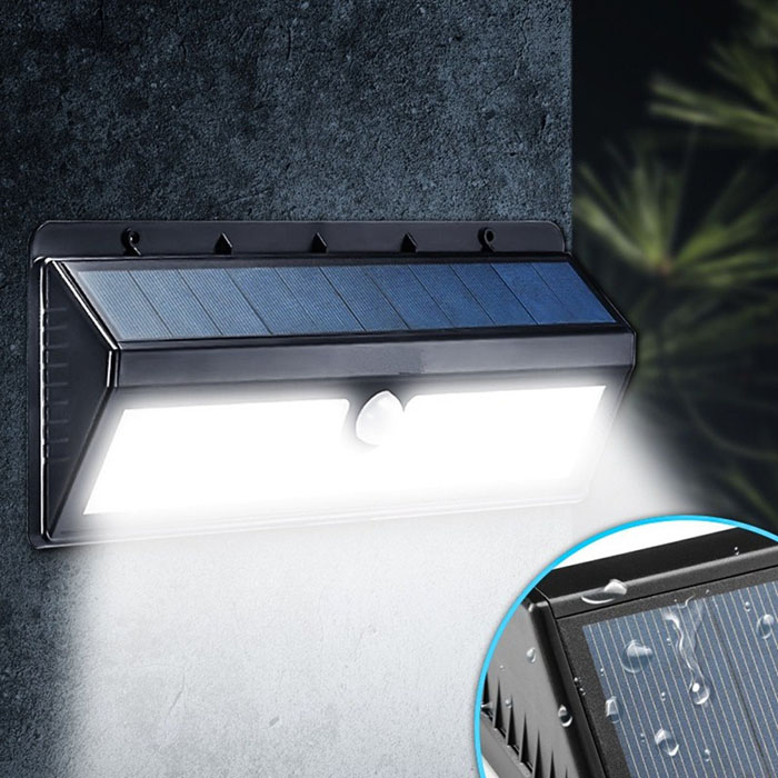 Waterproof Wireless LED Solar Powered Lights for Patio Wall Light with Three Intelligent Modes