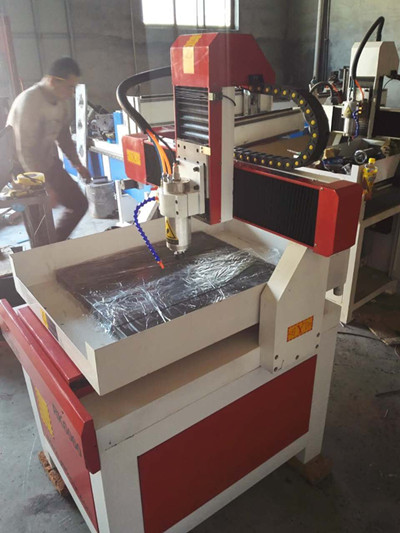 Double Heads Small CNC Wood Cutting Machine with Rotary
