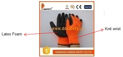 Fluorescence Acrylic Coating Black Latex Gloves Dkl429