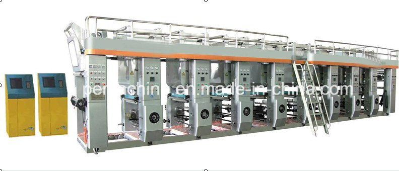 High-Speed Computer Color Register Gravure Printing Machine (200m/min speed)