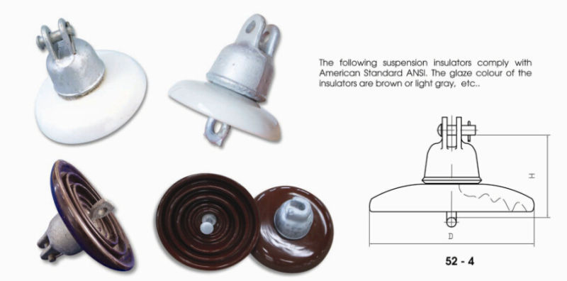 11 Kv Disc Suspension Insulator ANSI 52-3