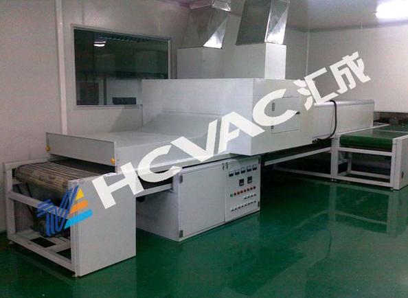 Hcvac Aluminum PVD Vacuum Coating Machine, Colorful Metallic Surface UV Metallizing Machine