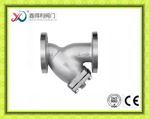 2016 China Factory Y Type Flange Pn16 Strainer