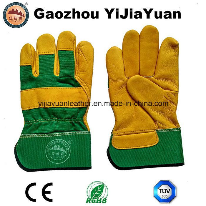 Ab Grade Golden Cow Grain Leather Work Driving Gloves