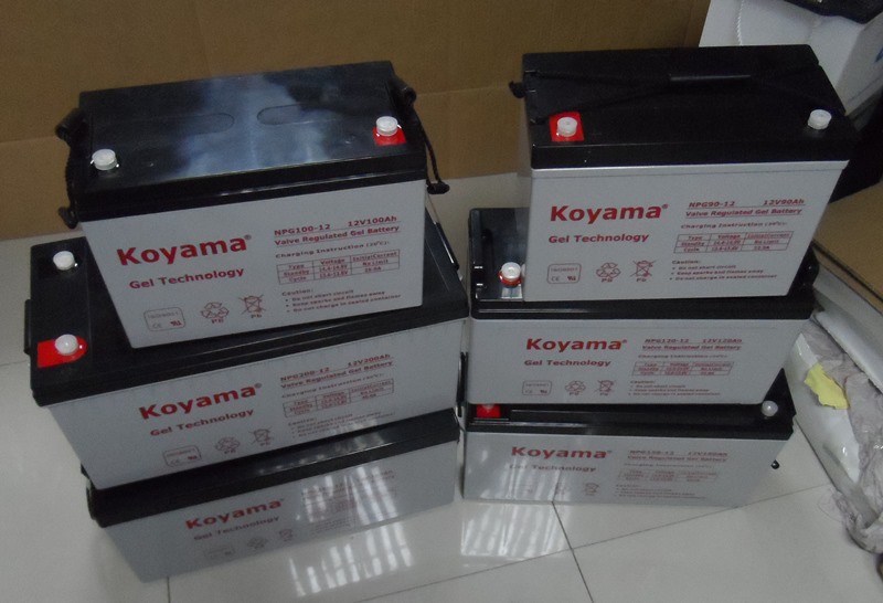 Lastest Solar PV System 12V80ah Gel Deep Cycle Battery