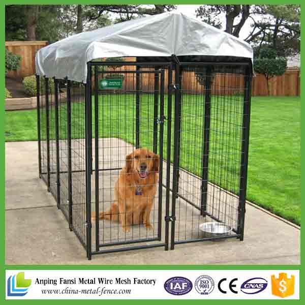 New Products 2016 Black Powder Coated Welded High Quality Dog Kennel