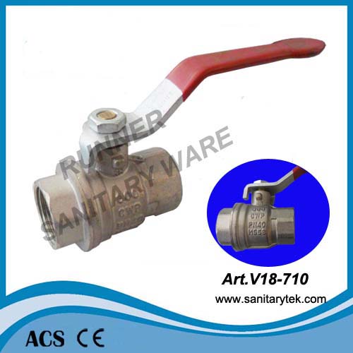 Brass Ball Valve Female Thread for Water Usage (V18-710)