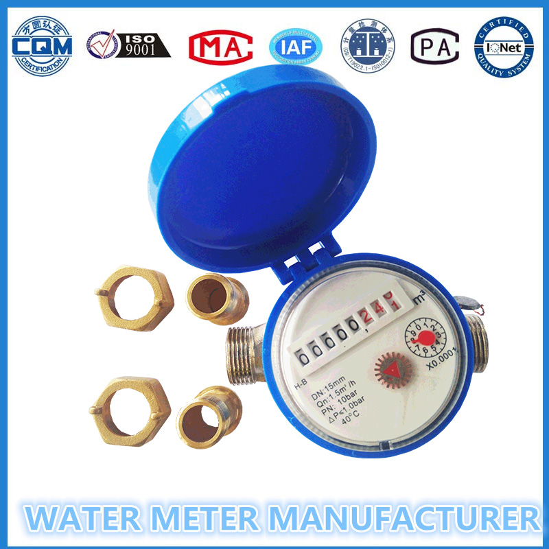 Single Jet Dry Type Vane Wheel Water Meter