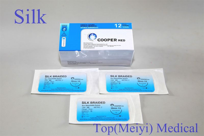 Silk Braided Suture Non-Absorbable