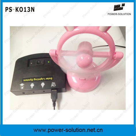 Portable 4W Mini Solar Power System for Rural Areas Lighting