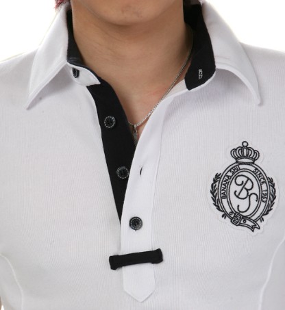 Men's White Embroidery Summer Hot Wholesale Custom Fashion Polo T-Shirt