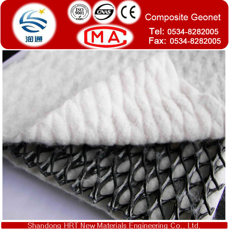 4.0mm Geonet with Geotextile for Filter and Drainage and Protection