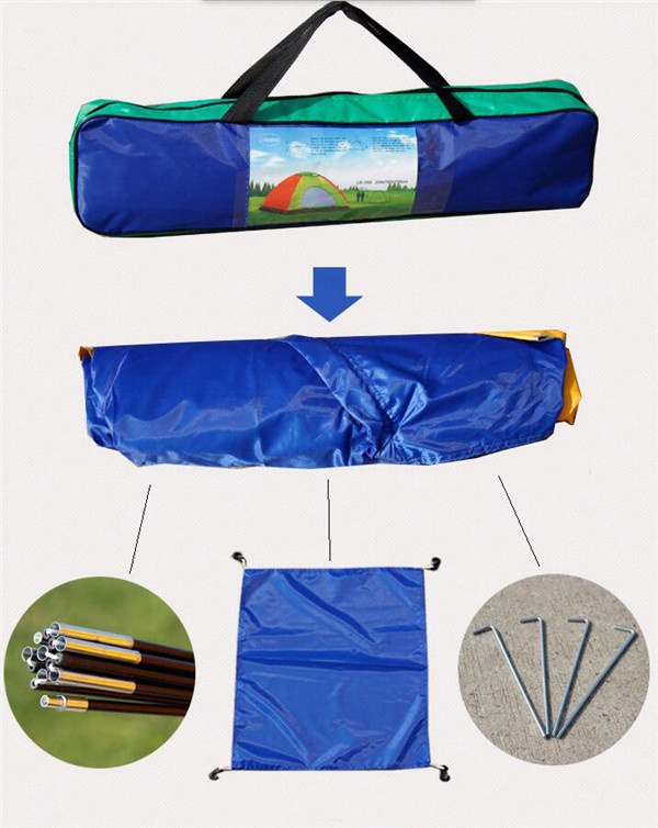 Outdoors Waterproof Tent Camping 2 Person Tent Insulated Tents