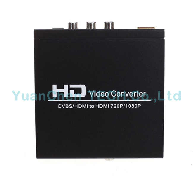 AV+HDMI to HDMI Converter for HD Video