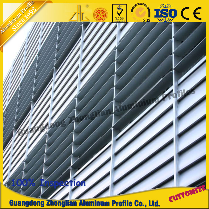 Aluminum Extrusion Profile for Window Blinds Powder Coating