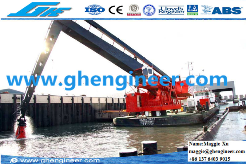 400tph Transfering Vessel and Barge Floating E-Crane