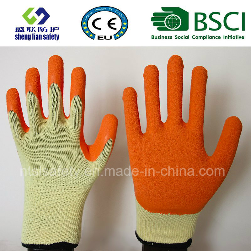 10g Polyester Shell Latex Coated Safety Work Glove (R501)