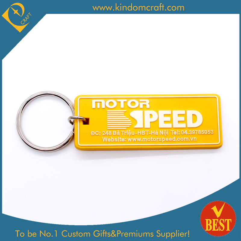 China High Quality Rubber Key Chain for Advertising as Gift in Factory Price