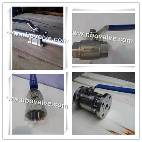 Two Ways Stainless Steel Forged Ball Valve (ASTM F304)