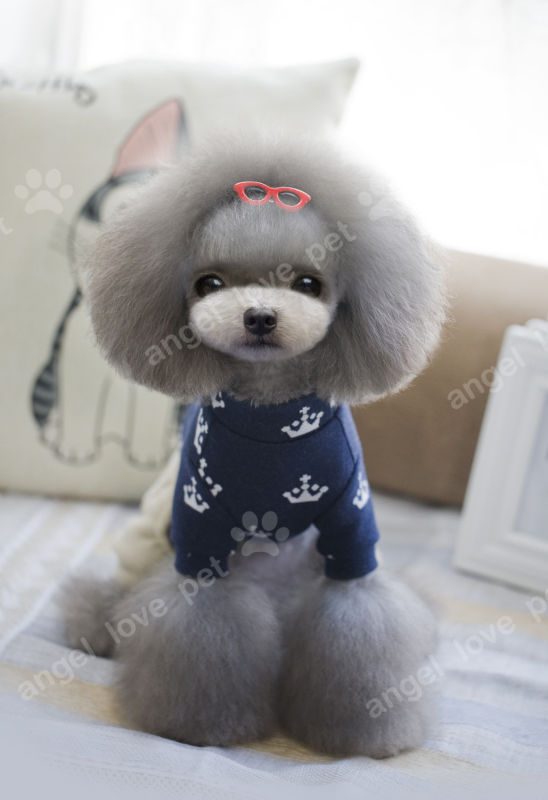 Fashion Crown Pattern Jumpsuits Pet Dog Clothes