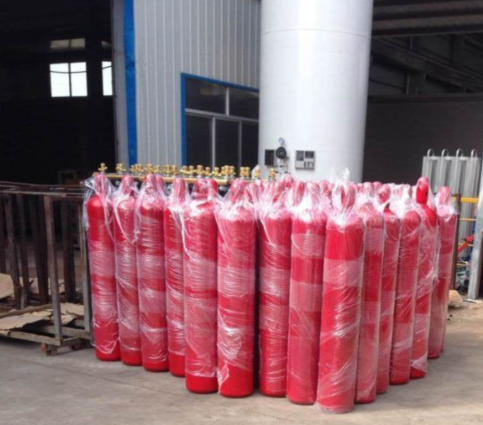 Empty Extinguisher Cylinder (CO2 kind) with Special Fire Suppression Valve and Cap
