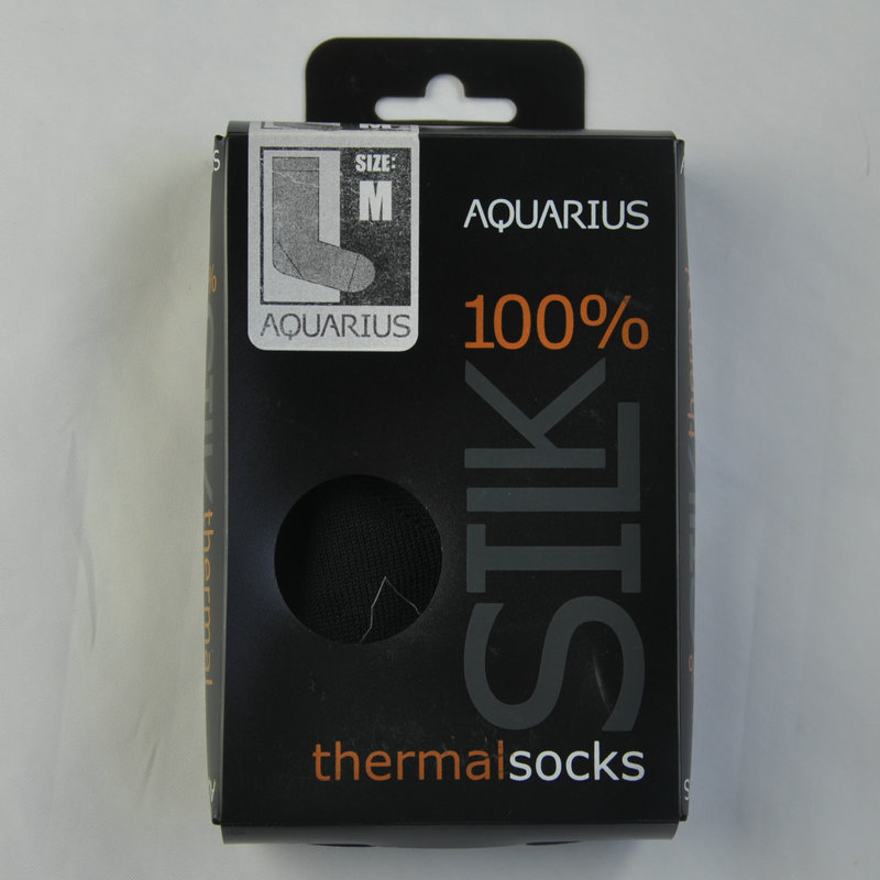 UK Market 100% Pure Silk Thermal Sock (UBM-040)