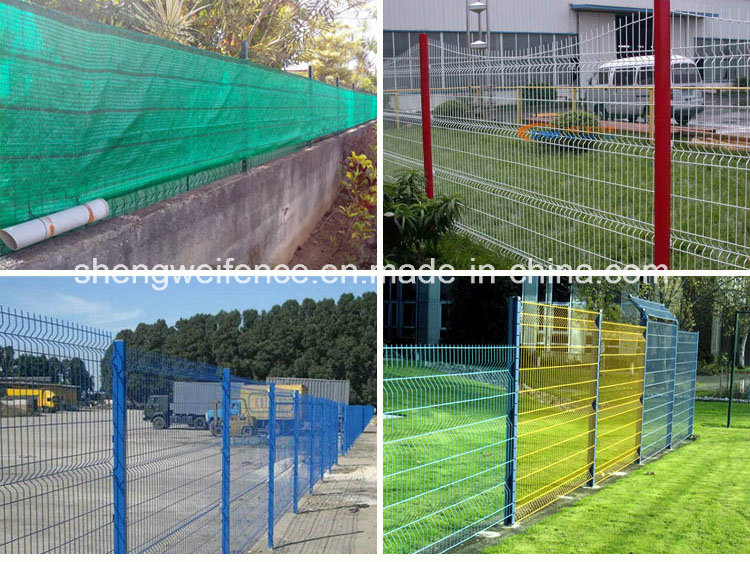 3 Folds PVC Coated Safety Welded Wire Mesh Fence Panel