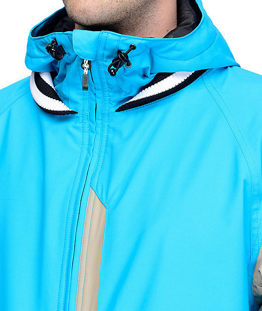 Squad Cyan Men's Snowboard Jacket