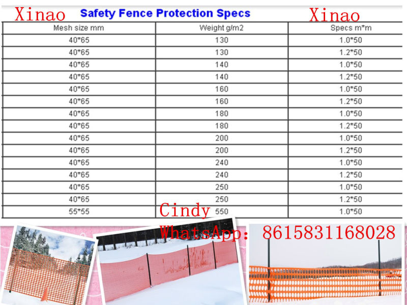 Snow Fence/ Orange Safety Fence /Garden Fence