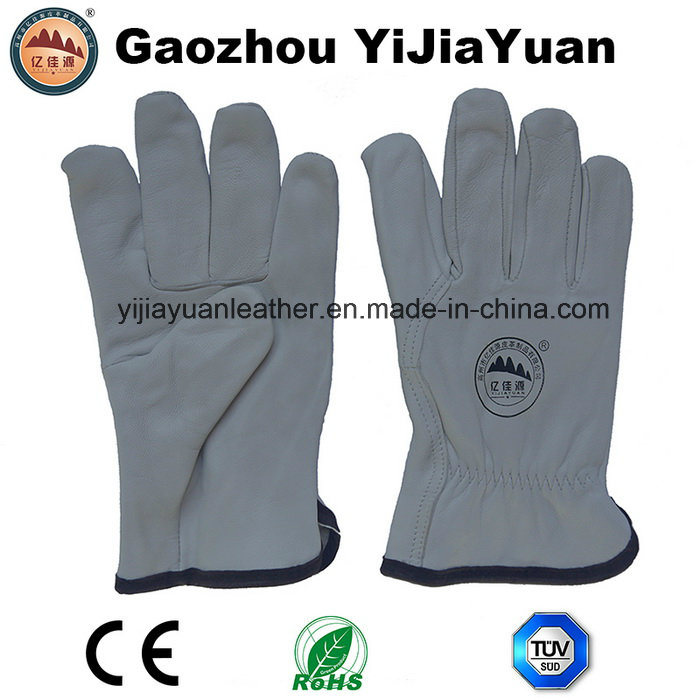 Goat Grain Leather Industrial Driving Gloves for Drivers