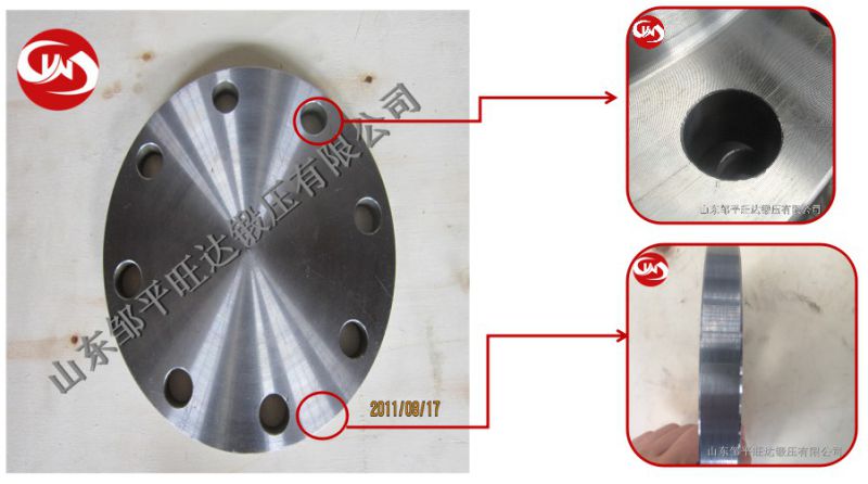 Industrial Carbon Steel Forged Blind Flange Forged Flange to ASME B16.5