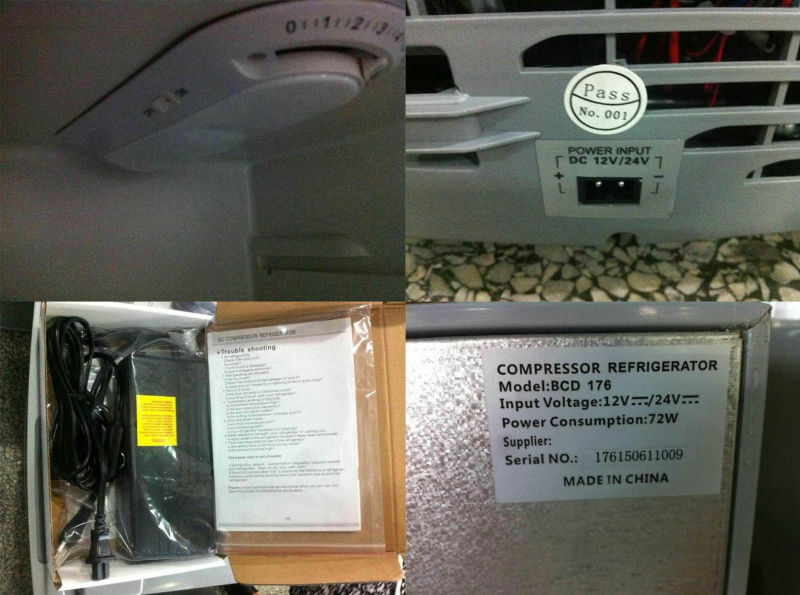 12V/24V CE Mini Small Solar DC Compressor Refrigerator
