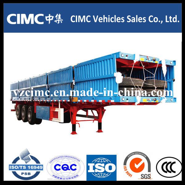 Cimc Side Wall Semi Trailer/ Bulk Cargo Trailer