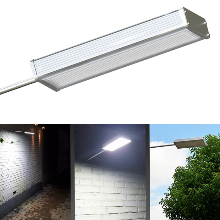 48 LED 800lm Microwave Radar Motion Sensor Solar Light Outdoor Waterproof Security Lamp for Patio Yard Garden Driveway Wall