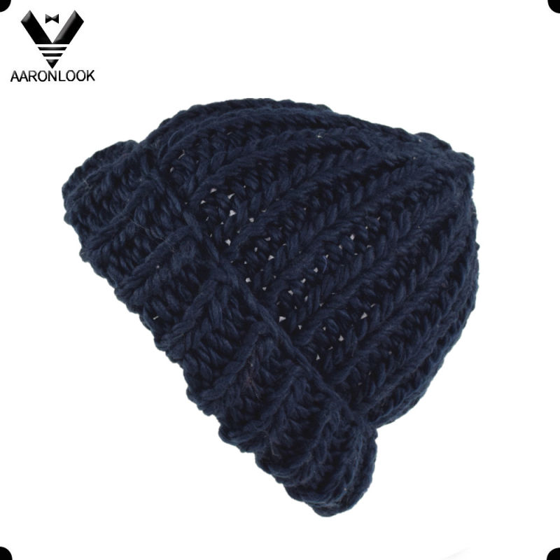 Fashionable Winter Thick Crochet Knitted Hat