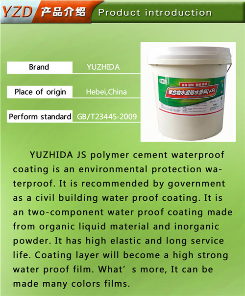 Green Polymer Polyurethane Waterproof Coatings Wall material