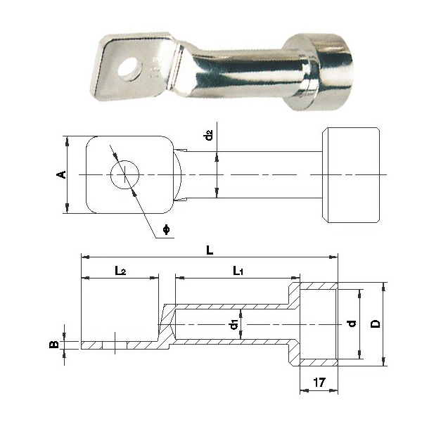 Dt-F Type Copper Water Proof Terminal