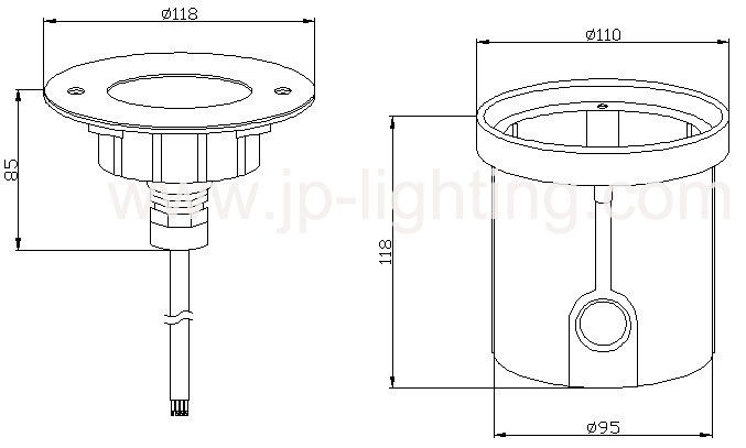 3W CREE LED Swimming Pool Underwater Lighting (JP94631)