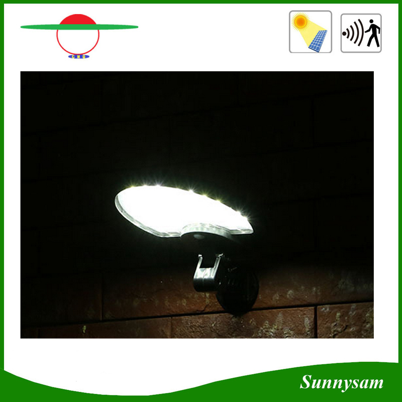 Rotatable Angle 56 LED Solar Motion Sensor Light for Wall