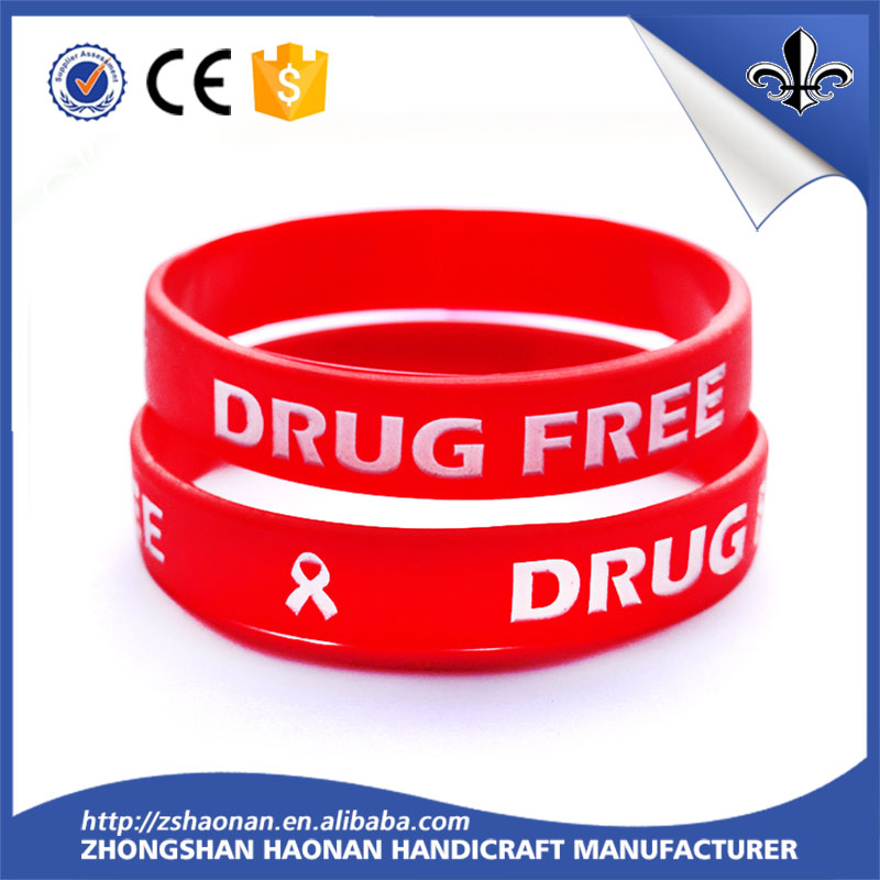 Silk Screen Printing Custom Your Style Popular Silicon Bracelet/Wristband