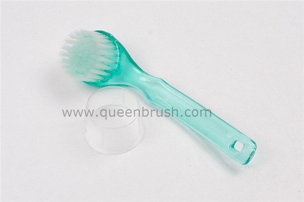 Skin Care Tools Face Cleaning Brush with Long Plastic Handle