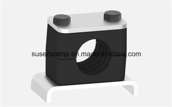 Clamp for Pipe with Angle Iron Base Plate