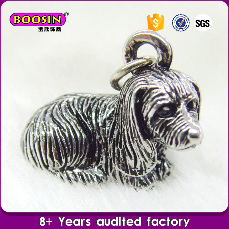 Metal 3D Pendant Charm Wholesale Metal Dog Charms